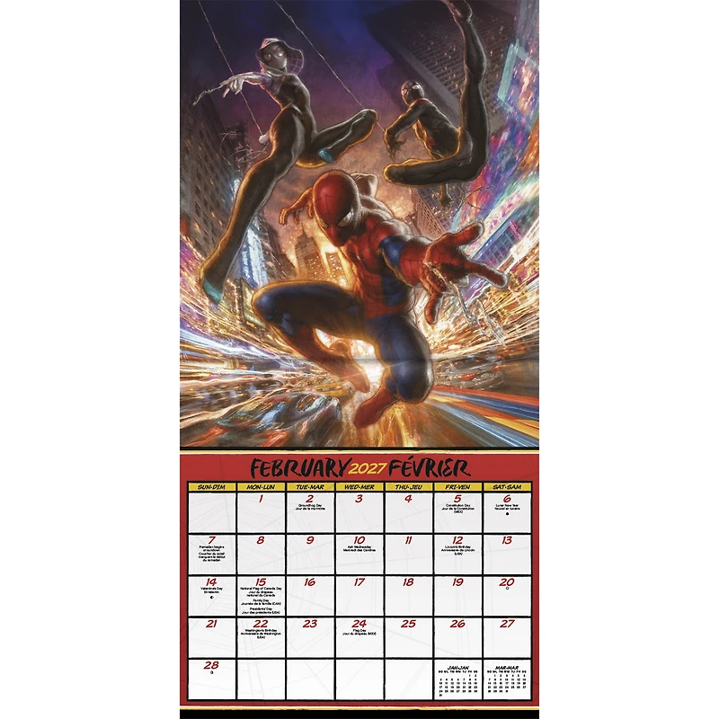 Spider-Man 2027 Mini Calendar