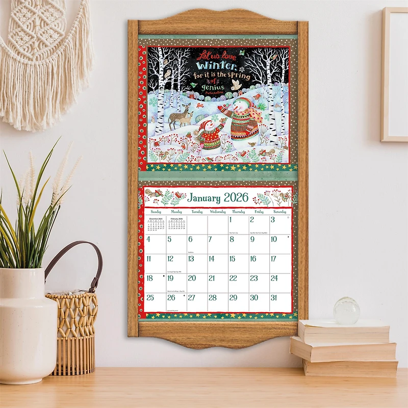 Simple Inspirations 2026 Wall Calendar