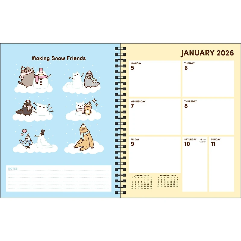 Pusheen 2025-2026 Engagement Calendar