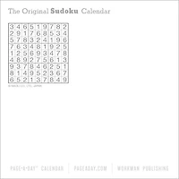 Sudoku 2026 Box Calendar