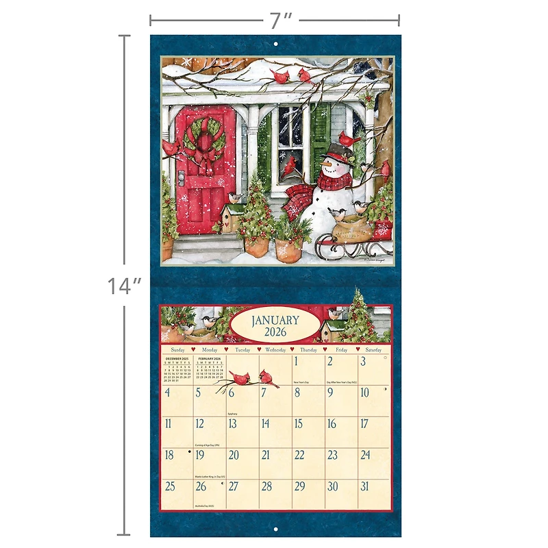 Heart And Home 2026 Mini Calendar - Online Only