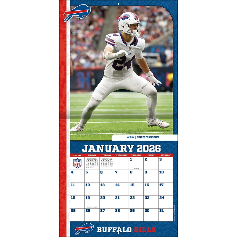 NFL Buffalo Bills 2026 Wall Calendar