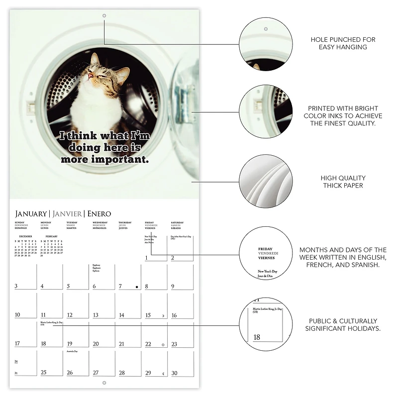 Nuthin' But Trouble 2027 Wall Calendar - Online Only