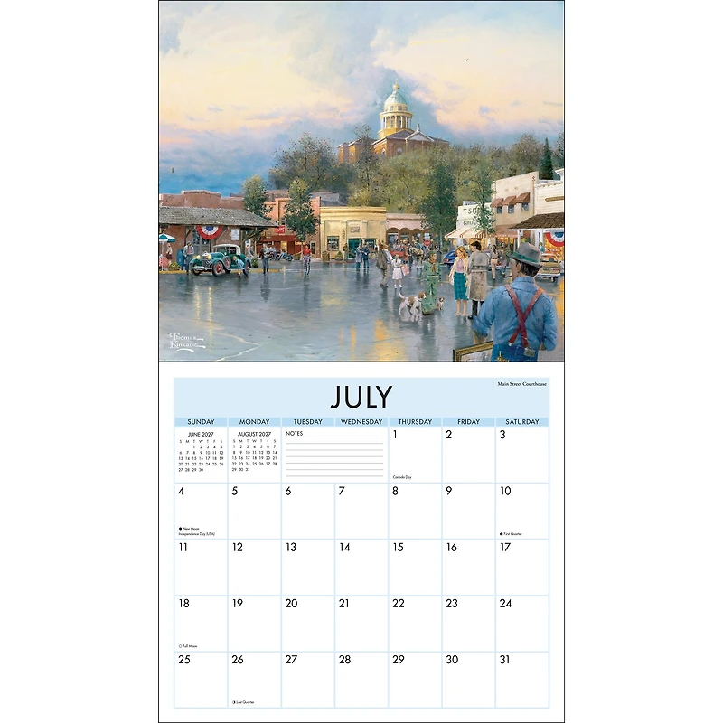 Thomas Kinkade Studios 2027 Wall Calendar