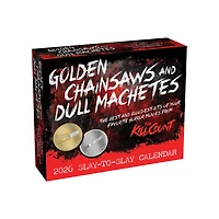 Golden Chainsaws And Dull Machetes 2026 Box Calendar - Online Only
