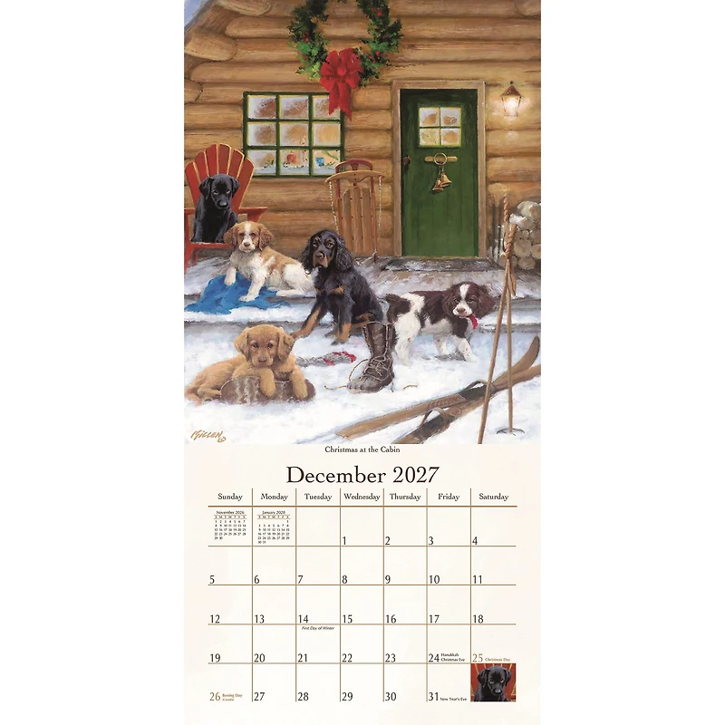 Must Love Dogs 2027 Slim Calendar - Online Only