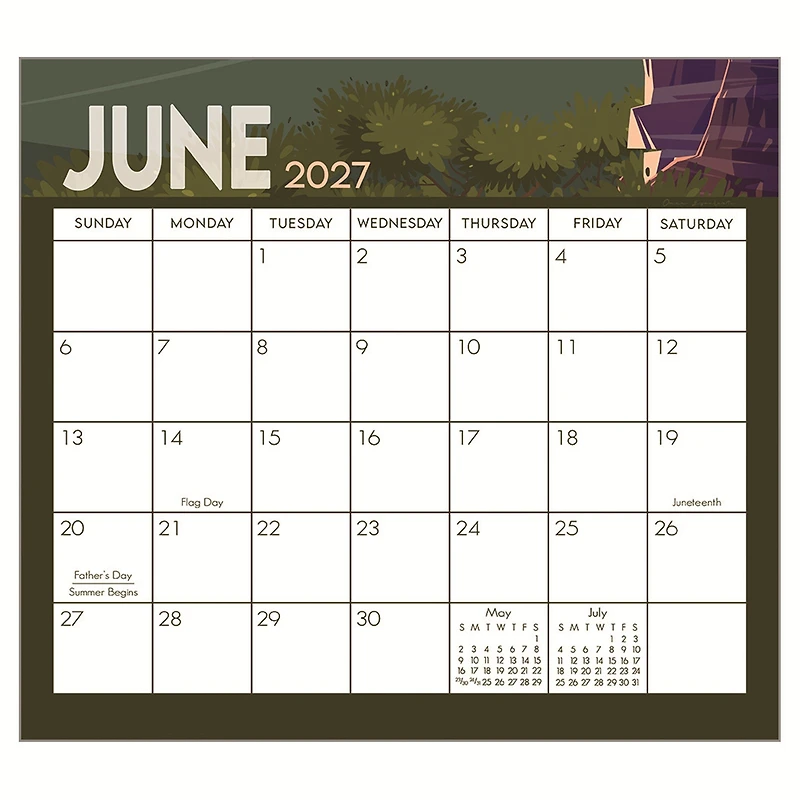 Adventure 2027 Wall Calendar