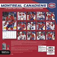 NHL Montreal Canadiens Bilingual 2026 Wall Calendar