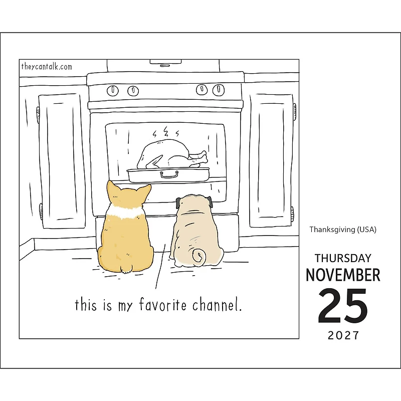 They Can Talk Comics 2027 Box Calendar