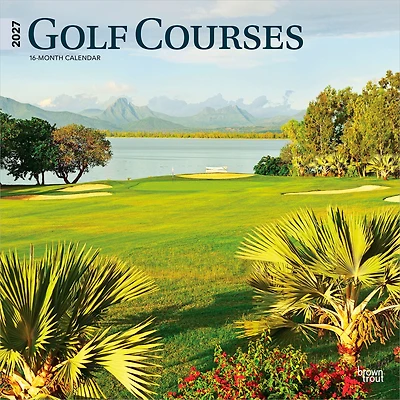 Golf Courses 2027 Wall Calendar