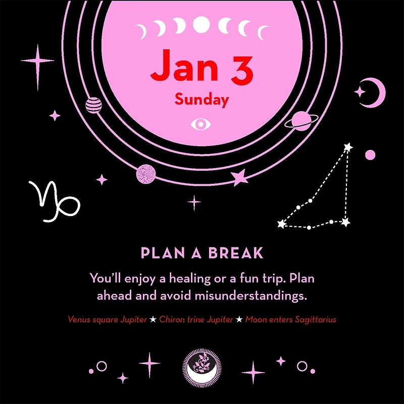 Astrology 2027 Box Calendar