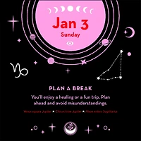 Astrology 2027 Box Calendar