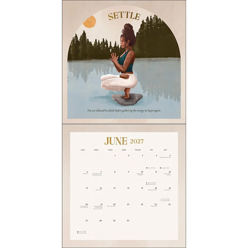 Yoga Magic 2027 Wall Calendar