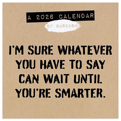 Anti Affirmations And Sarcasm 2026 Mini Calendar - Online Only