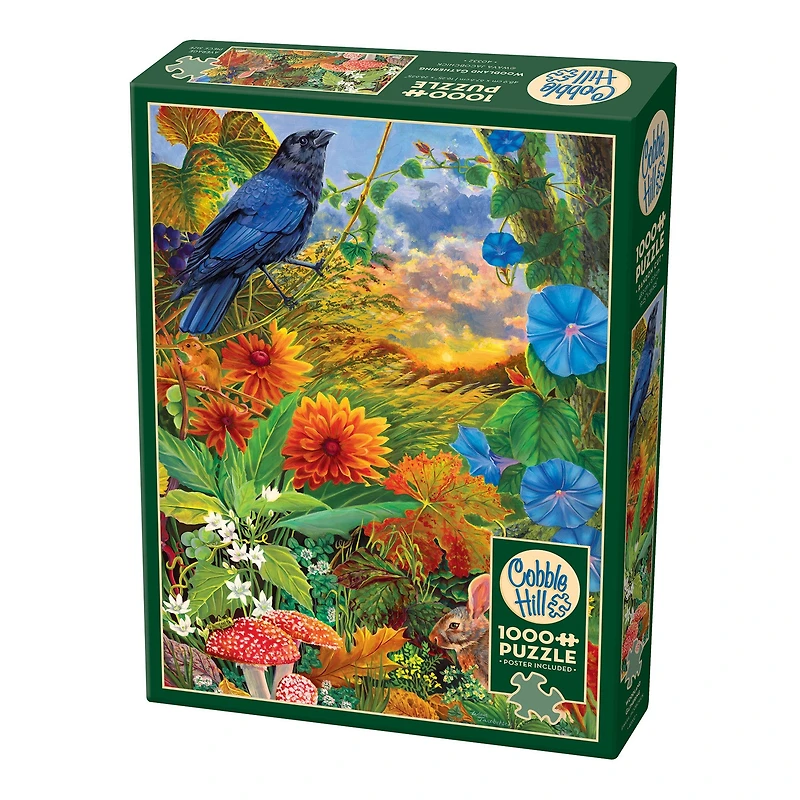 Woodland Gathering 1000 Piece Puzzle - Online Only
