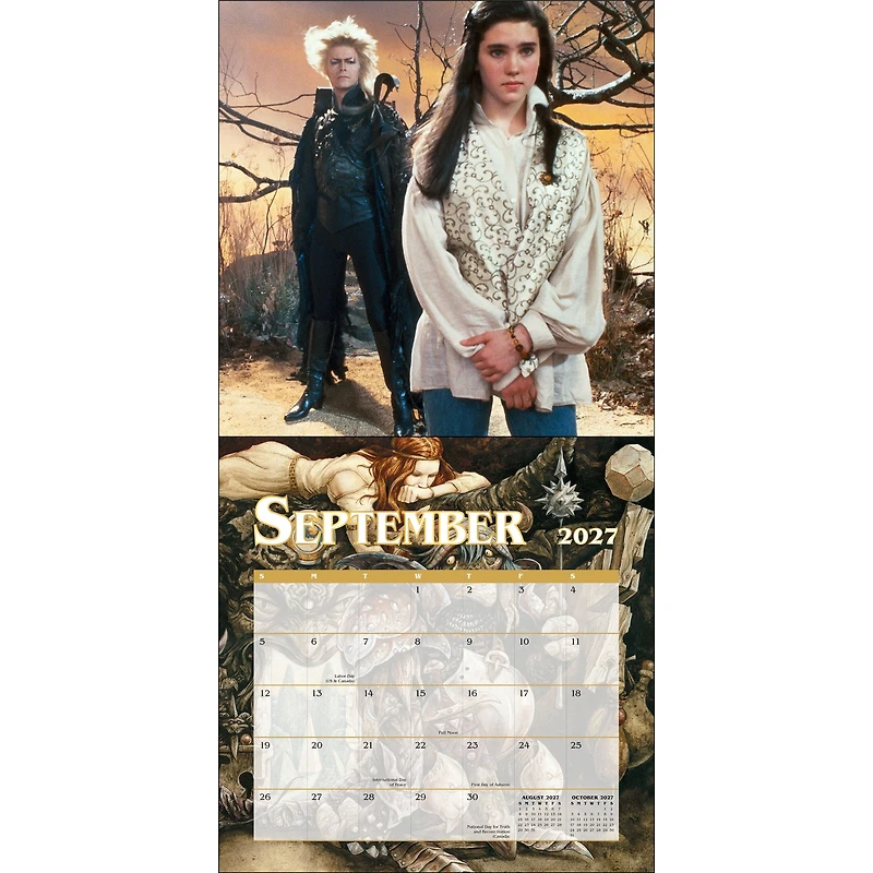 Jim Henson’s Labyrinth 2027 Wall Calendar