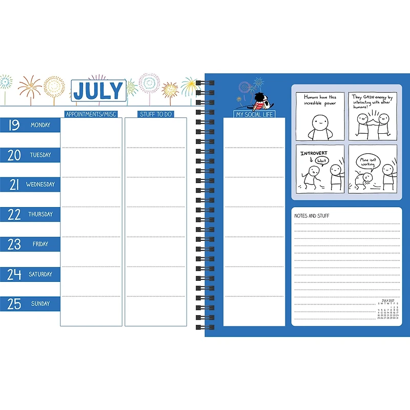 Sarah's Scribbles 2027 Engagement Calendar