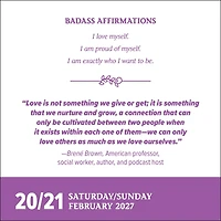 Badass Affirmations 2027 Box Calendar - Online Only