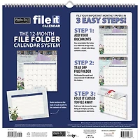 Botanical Gardens 2026 File It Wall Calendar - Online Only