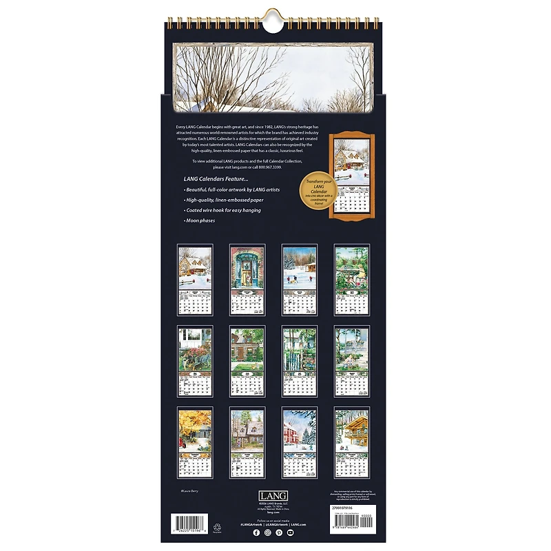 Country Welcome 2027 Slim Calendar - Online Only