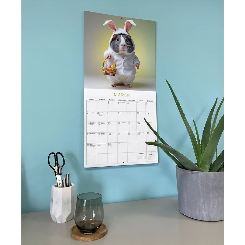 Guinea Pigs Rule! 2027 Wall Calendar