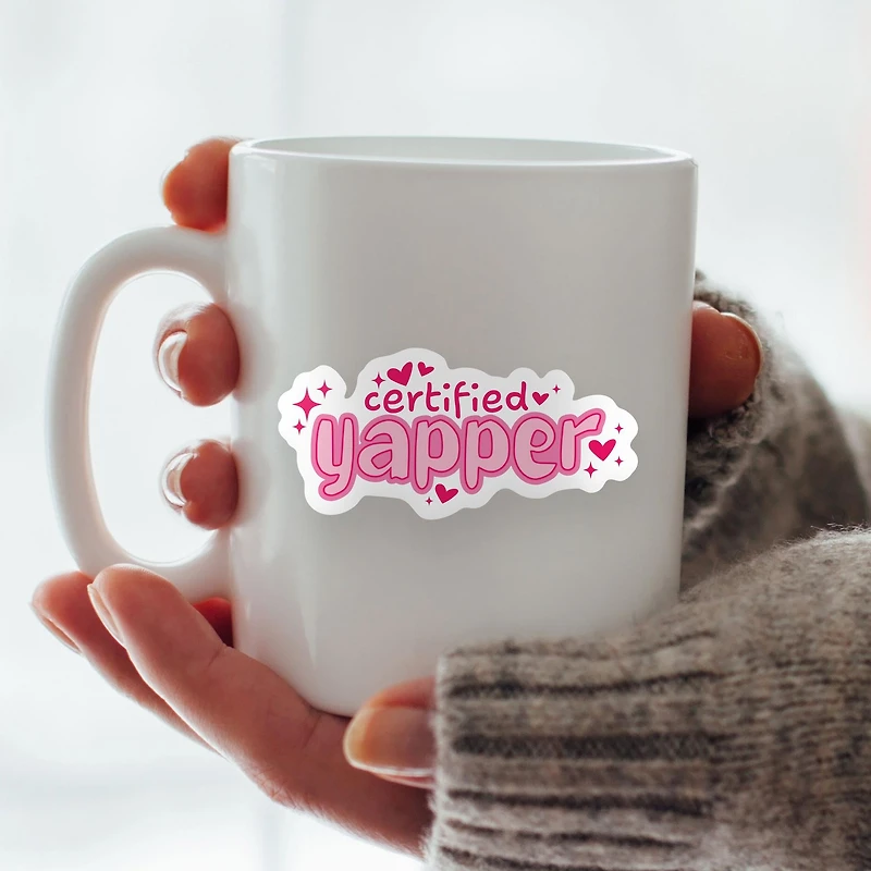 Certified Yapper Vinyl Sticker