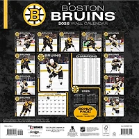 NHL Boston Bruins 2026 Wall Calendar