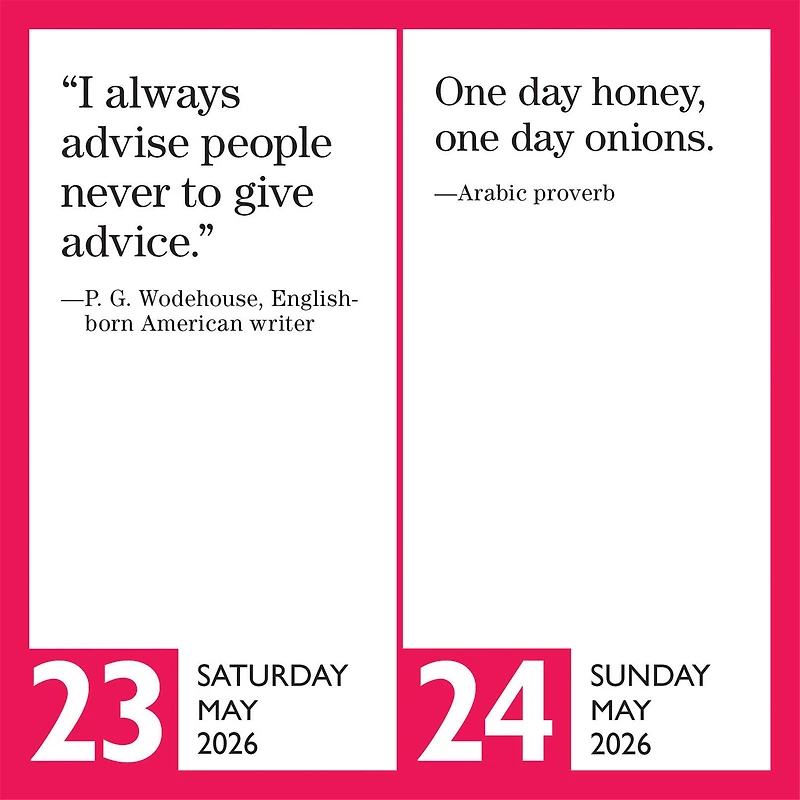 Keep Calm And Carry On 2026 Box Calendar