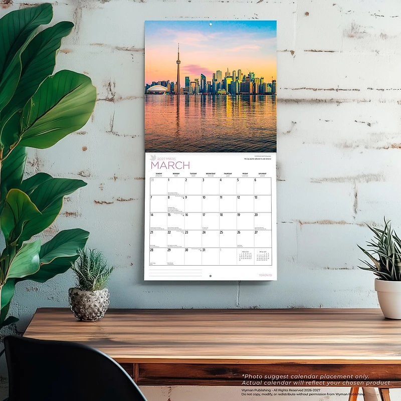 Toronto 2027 Wall Calendar