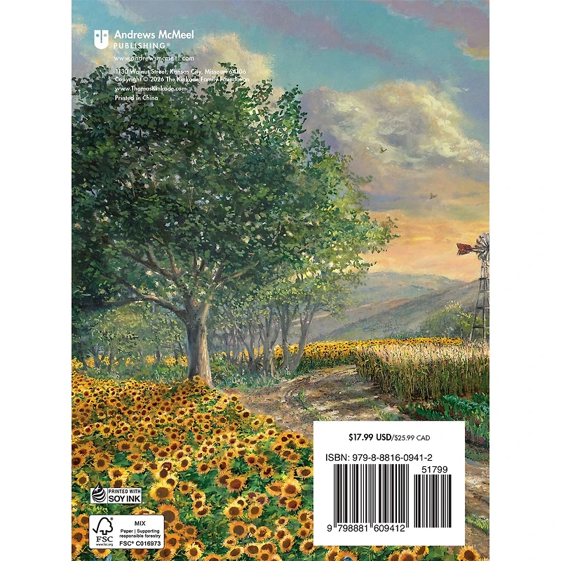 Thomas Kinkade Studios with Scripture 2027 Engagement Calendar
