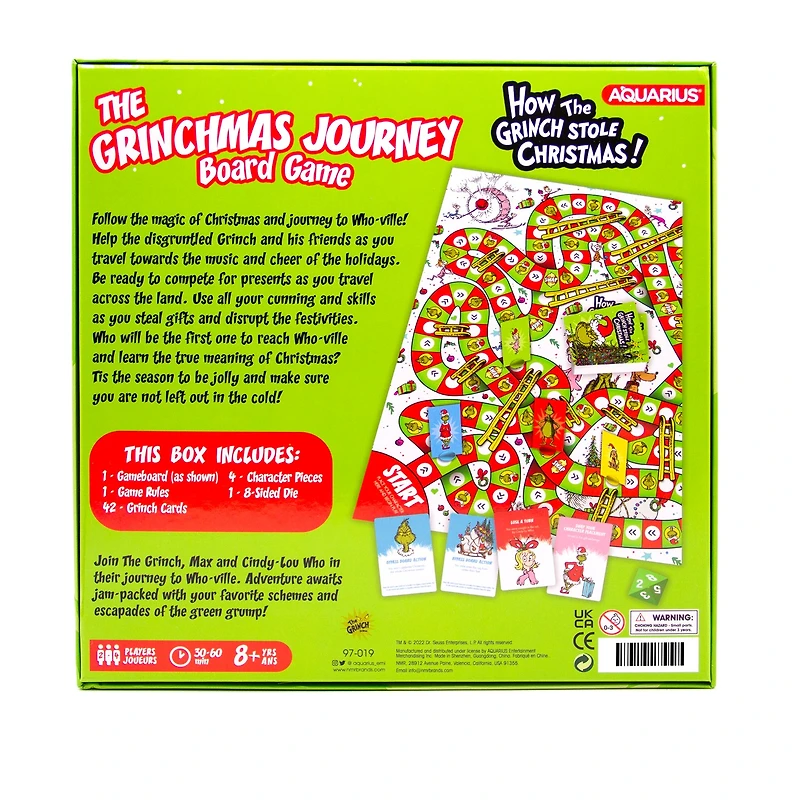 The Grinchmas Journey Board Game