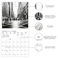 New York 2026 Mini Calendar