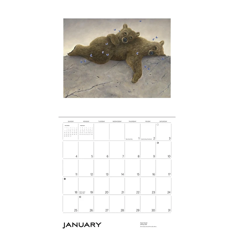 Spirit The Paintings Of Robert Bissell 2026 Wall Calendar