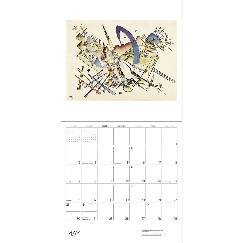 Kandinsky 2027 Wall Calendar - Online Only