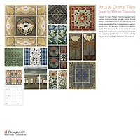 Arts And Crafts Tiles 2026 Wall Calendar - Online Only