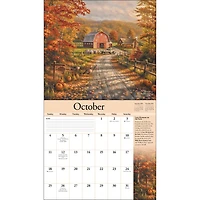 Thomas Kinkade 2026 Deluxe Special Collector's Edition Wall Calendar with Print