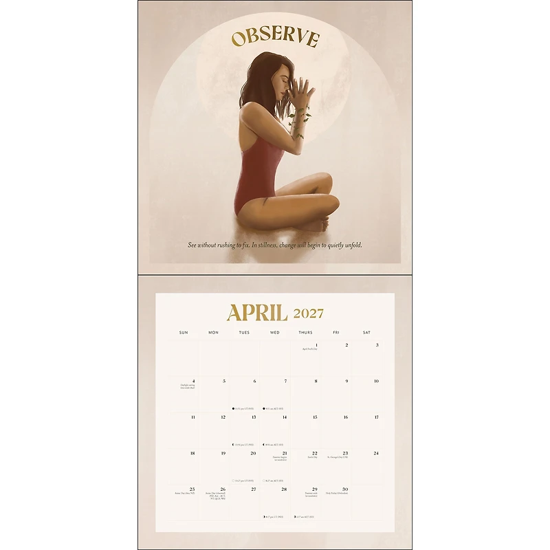 Yoga Magic 2027 Wall Calendar