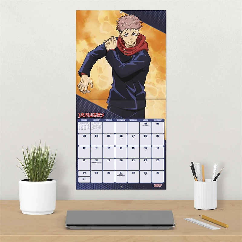 Jujutsu Kaisen 2027 Wall Calendar - Online Only