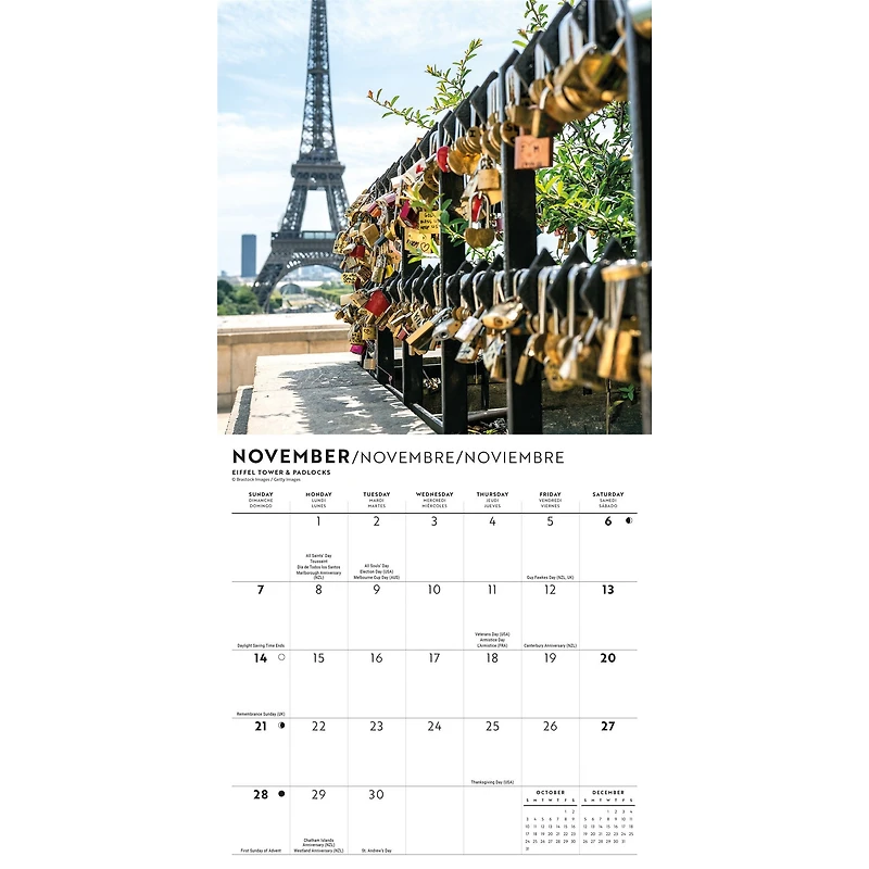 Parisian Lifestyle 2027 Mini Calendar
