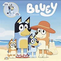 Bluey Exclusive with Decal 2026 Deluxe Wall Calendar