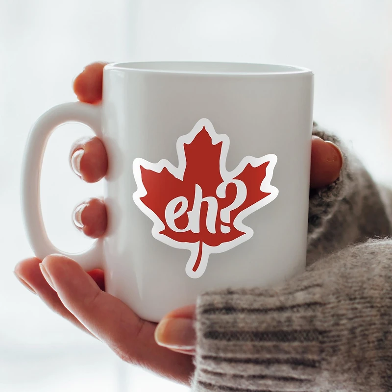 Eh? Maple Leaf Vinyl Sticker