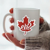 Eh? Maple Leaf Vinyl Sticker