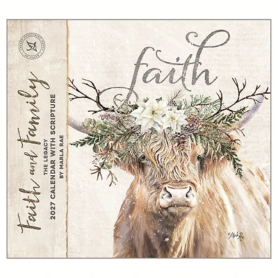 Faith and Family 2027 Wall Calendar - Online Only