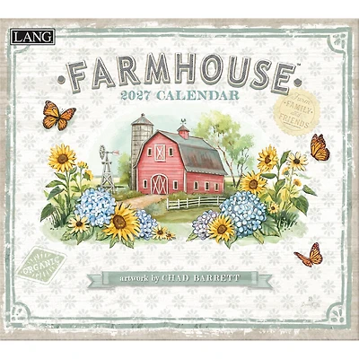 Farmhouse 2027 Wall Calendar - Online Only