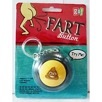 Fart Button Keychains