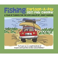 Fishing Cartoon-A-Day by Jonny Hawkins 2027 Box Calendar