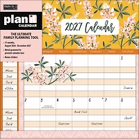 Flora and Fauna Plan-It 2027 Wall Calendar - Online Only