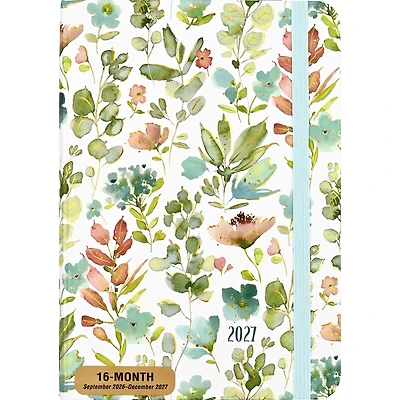 Floral Watercolor 2026-2027 Engagement Calendar - Online Only