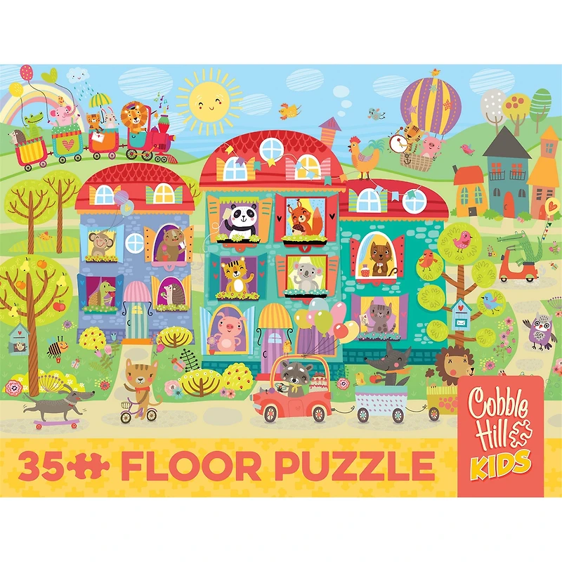 Friendly Neighbors 35 Piece Floor Puzzle - Online Only