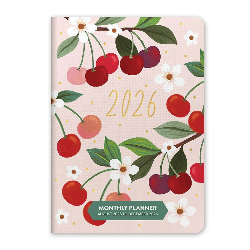 Fruit Flora 2025-2026 Monthly Pocket Planner Calendar - Online Only